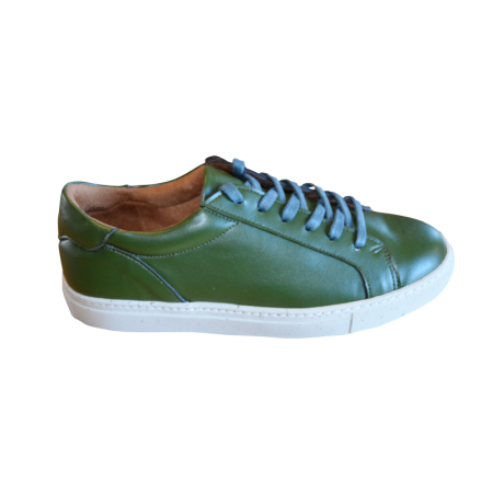 Sneaker cuir de cactus Desserto - V-Cruz verte droite
